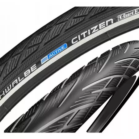 Opona rowerowa Schwalbe Citizen 28x1.6 42-622 K-Guard RT - 10150416.01