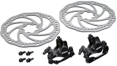 Zaciski tarcze hamulca tarczowego Sunrun mechaniczne 160mm - CRANKBIKE031