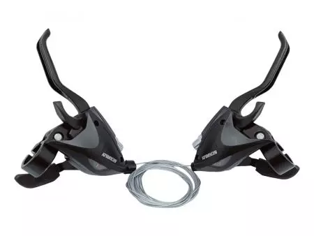 Klamkomanetki rowerowe Sunrun 3x7 komplet - CRANKBIKE033