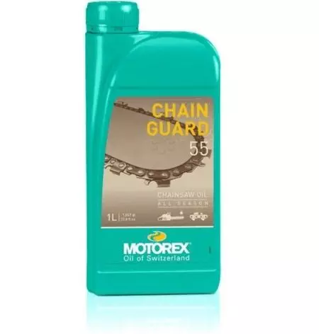 Olej do pił łańcuchowych MOTOREX CHAINGUARD 55 do łańcucha i prowadnicy 1l - 301310