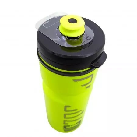 Bidon rowerowy POLISPORT C700 700ml limonka / czarny - 8644900003