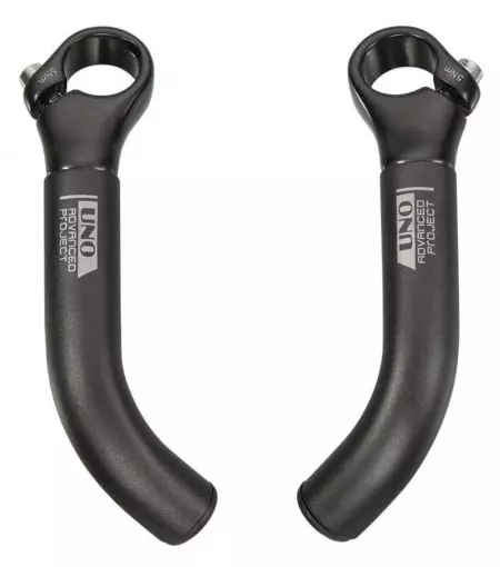 Rogi kierownicy UNO 125mm czarne - BE-08-2