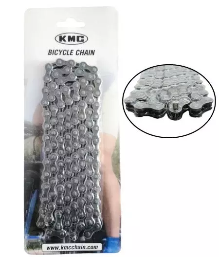 Łańcuch rowerowy 6s KMC Z6 114L szary - Z30