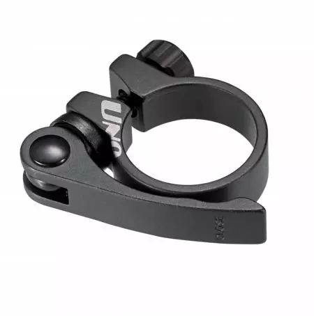Obejma zacisk sztycy V BIKE szybkozamykacz 28.6mm czarny - XTB-C-28.6BK