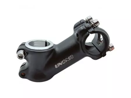 Wspornik kierownicy mostek UNO 25.4 70mm 40st. czarny - AS-009-70