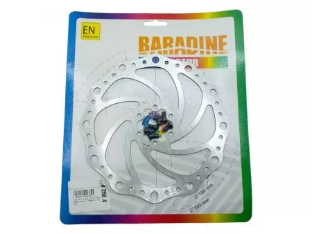 Tarcza hamulcowa ALHONGA Wave 180mm 6 śrub - HJ-W6088-Ø180