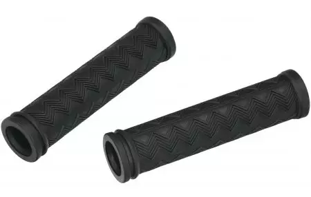 Chwyty kierownicy gripy gumowe 130mm Czarne - CRANKBIKE040
