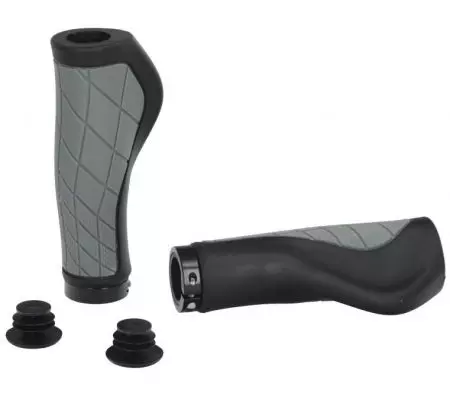Chwyty rowerowe rączki kierownicy gripy ergonomiczne 136mm - CRANKBIKE043