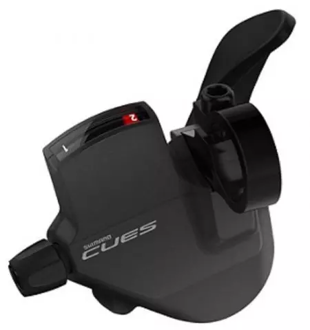 Dźwignia przerzutki Shimano CUES 2rz Rapidfire PLUS MONO obejma wizjer - ESLU4000LBP