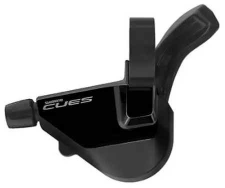 Dźwignia przerzutki Shimano CUES 2rz Rapidfire PLUS MONO obejma bez wizjera - ESLU6000LB1P