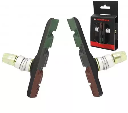 Klocki hamulcowe PROMAX 3 kolory V-brake  - HAM009