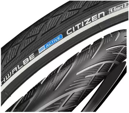 Opona rowerowa Schwalbe Citizen 28x1.6 K-Guard Rt - 10150416.01