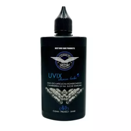 Olej do łańcucha Winx UV UVIX 100ml suche warunki z markerem - WIN-019