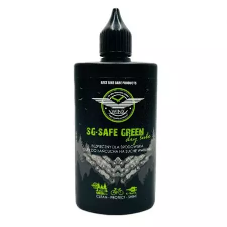 Olej do łańcucha Winx SG-Safe Green 100ml na suche warunki - WIN-113