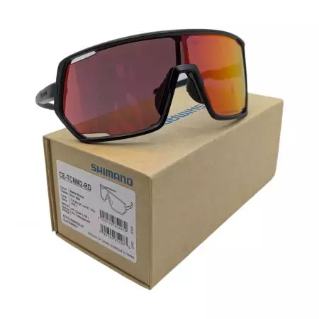 Okulary rowerowe Shimano TECHNIUM CE-TCNM2 Ridescape Road szosowe czarny mat  - ECETCNM2RDL02