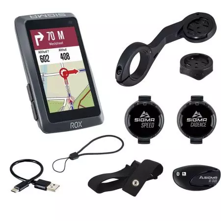 Licznik rowerowy Sigma ROX 12.1 EVO SET czarny