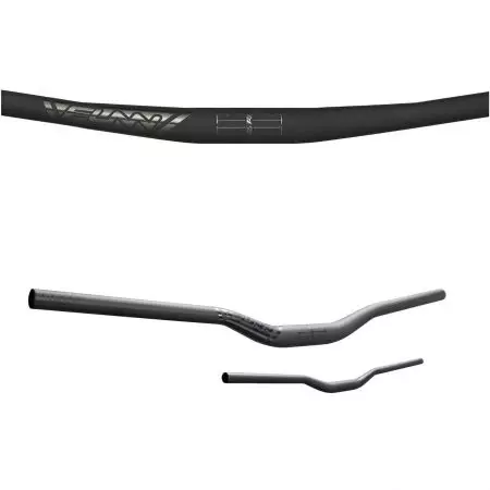 Kierownica rowerowa FUNN KINGPIN 31.8 785mm wznios 15mm cieniowana czarna - HB17KP785G15-01