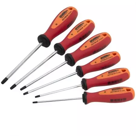 Wkrętaki UNIOR TBI z profilem TX i otworem zestaw - 629695 - 629695