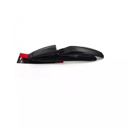 Błotniki rowerowe PVC 24-29'' amortyzacja komplet czarne - HL-808