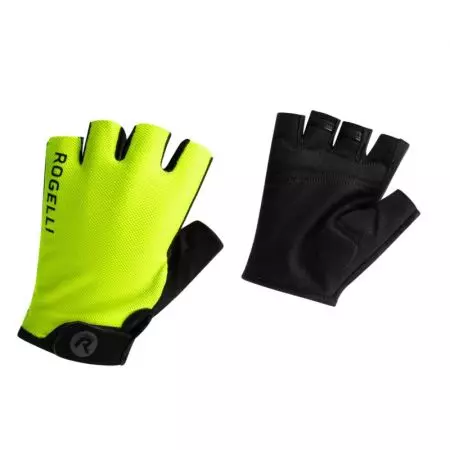 Rękawiczki rowerowe Rogelli CORE żółte S - 351579-2