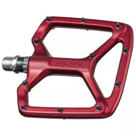 Pedały rowerowe FUNN PYTHON gen2 PD23PN-03 ALU łożyska maszynowe czerwone - PD23PN-03