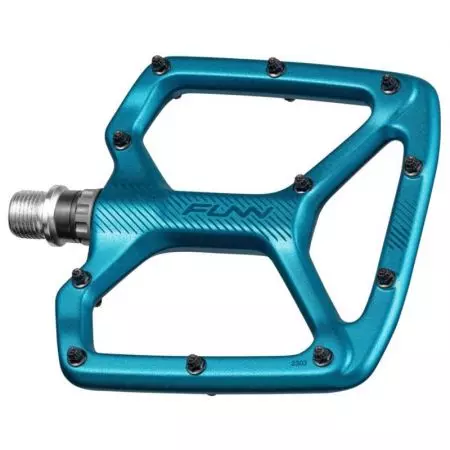 Pedały rowerowe FUNN PYTHON gen2 PD23PN-31 ALU łożyska maszynowe turkusowe - PD23PN-31