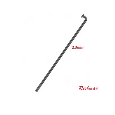Szprychy rowerowe RICHMAN S13 nierdzewne czarne 248 mm 36szt - SZP-S13-248 CZ