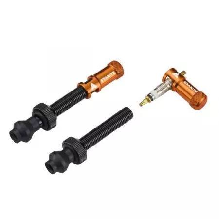 Wentyle Bezdętkowe Tubeless Granite 44mm pomarańczowe - GVS18-12