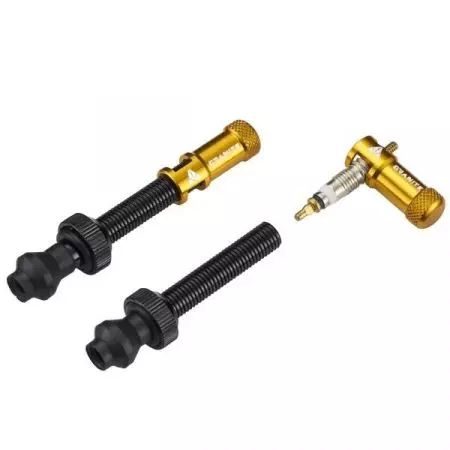 Wentyle Bezdętkowe Tubeless Granite 44mm złote - GVS18-15