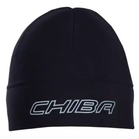 Czapeczka rowerowa CHIBA Thermofleece pod kask czarna L/XL - 31487C-4