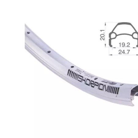 Obręcz rowerowa RODI SKORPION 28'' 622x19 srebrna 32 otworów - RODI SKOR28SR32