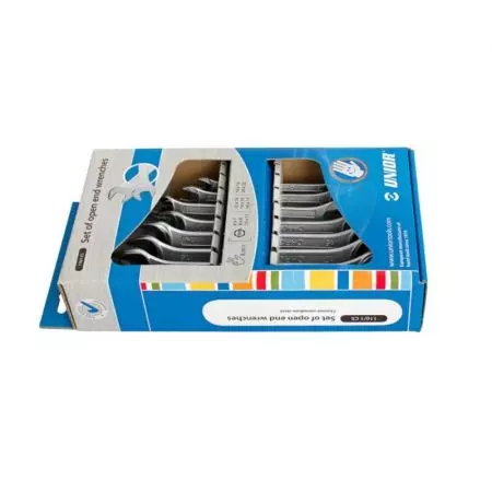 Klucze płaskie dwustronne UNIOR 6-22/8 zestaw - 602844