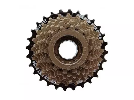 Wolnobieg rowerowy Sunrun 7 rzędowy 14-28T + łańcuch Shimano HG40 - CRANKBIKE026