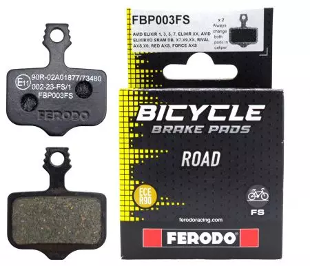 Okładziny hamulcowe rowerowe Ferodo E-bike żywiczne do Force Red Rival AXS - FBP003FS