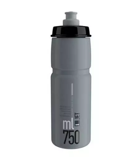 Bidon rowerowy Elite Jet szary 750ml - EL0190745