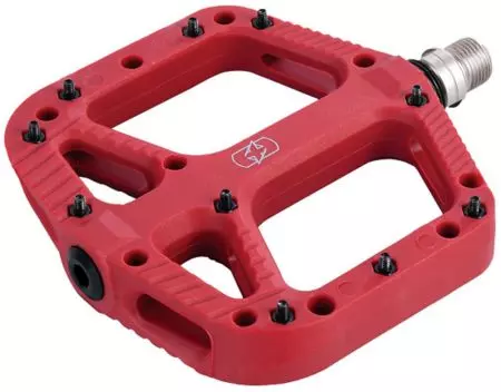 Pedały rowerowe OXC Loam 20 giwnt 9/16 platforma piny czerwone - OXFPE640R