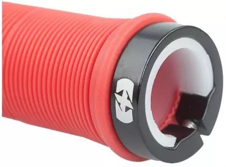 Chwyty gripy rączki OXC MTB Driver Lock-On 130mm śr.30 mm czerwone - OXFHG805R