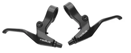 Dźwignia hamulca rowerowa V-brake 2/3 palce aluminiowe komplet - AWR0243