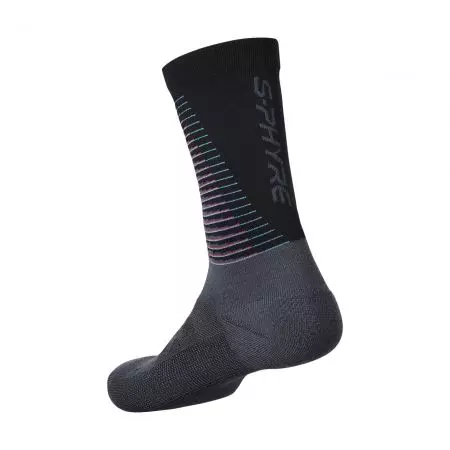 Skarpety rowerowe Shimano S-Phyre Merino szaro różowe L-XL 45-48 - ECWSCBWVS31MG1661