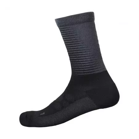 Skarpety rowerowe Shimano S-Phyre Merino wysokie czarno szare S-M 36-40 - ECWSCBWVS31ML1360