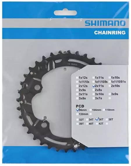 Tarcza mechanizmu korbowego Shimano FC-M5100-2 36T-BC - Y0LB98010