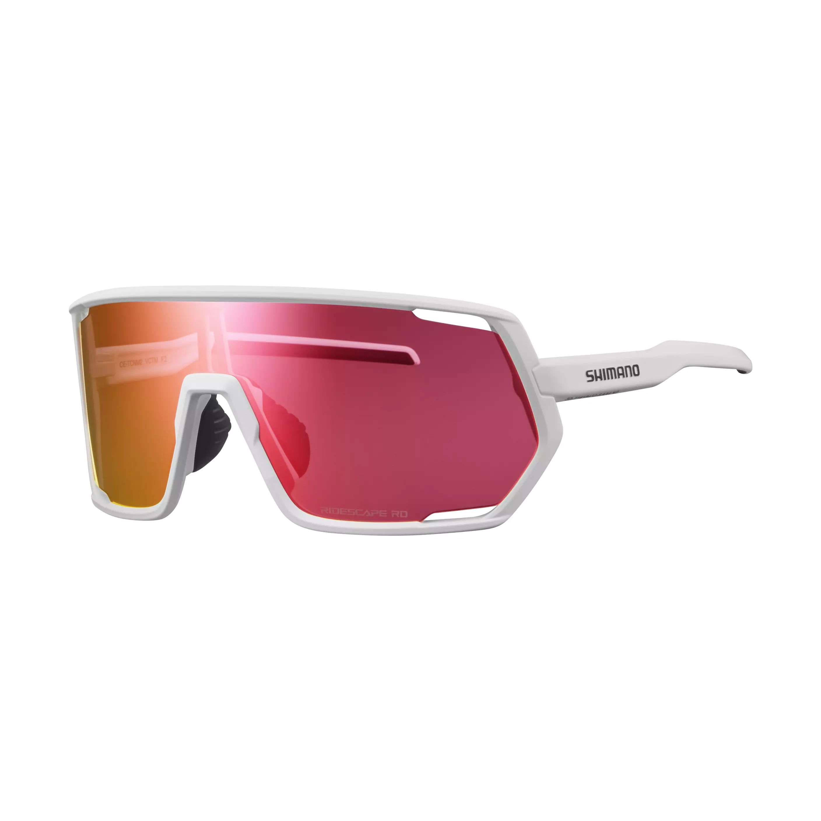 Okulary rowerowe Shimano TCNM2 Ridescape RD szosowe białe
