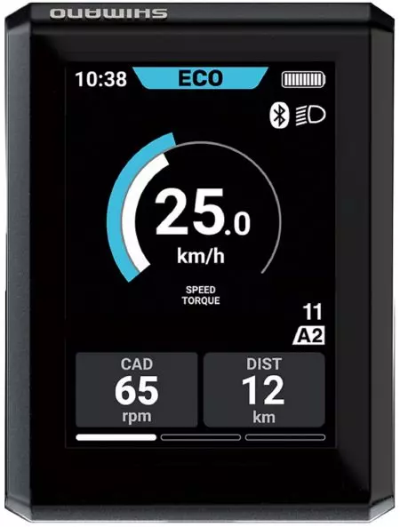 Wyświetlacz rowerowy komputer Shimano STEPS SC-EN610 - ISCEN610D