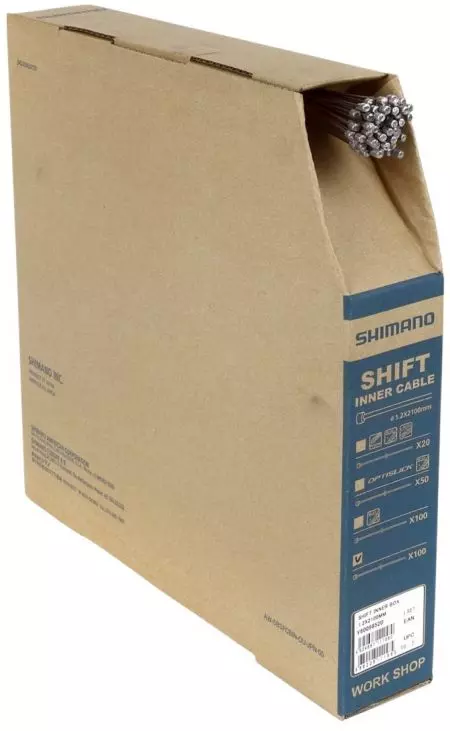 Linka przerzutki Shimano 1.2x2100mm 100szt nierdzewna - ESMSCINNERS