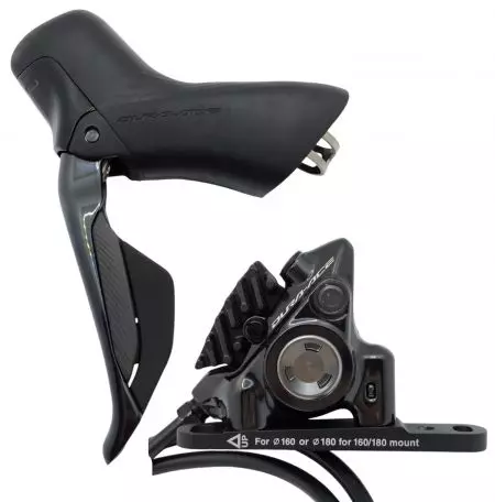 Zestaw hamulcowy Shimano ST-R9270 klamka zacisk przewód 1000mm lewa