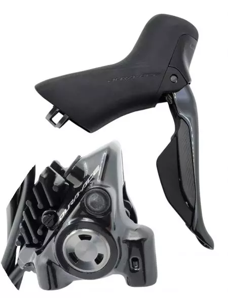 Zestaw hamulcowy Shimano ST-R9270 klamka zacisk przewód 1700mm prawa
