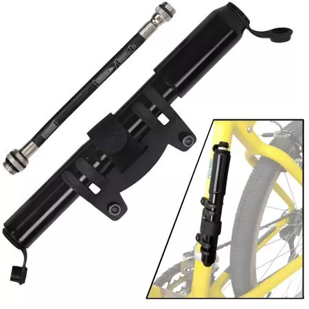 Pompka rowerowa z uchwytem do ramy 6bar ultralekka 125gram