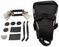 Torba rowerowa podsiodłowa łatki łyżki multitool zestaw