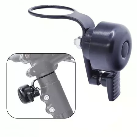 Dzwonek rowerowy na rure sterową pod mostek głośny - CRANKBIKE096