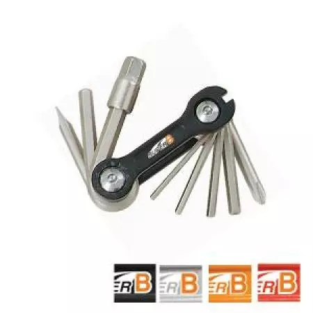 Multitool Super-B 10w1 pomarańcz - TB9871